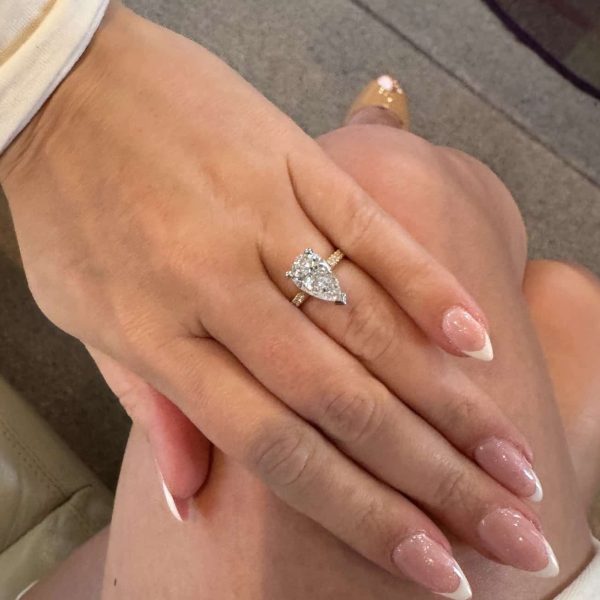 Celine pear cut real pic