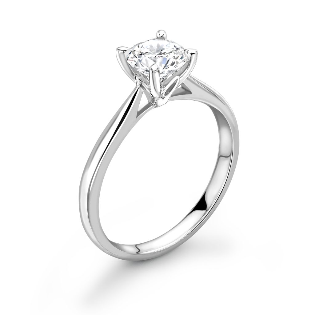 Gianna Lab Grown Round Diamond Solitaire Ring