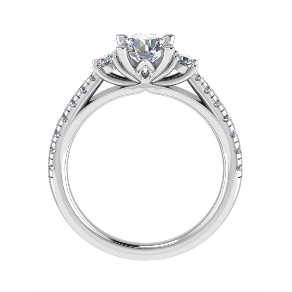 Maeve Natural Round Diamond Vintage Ring