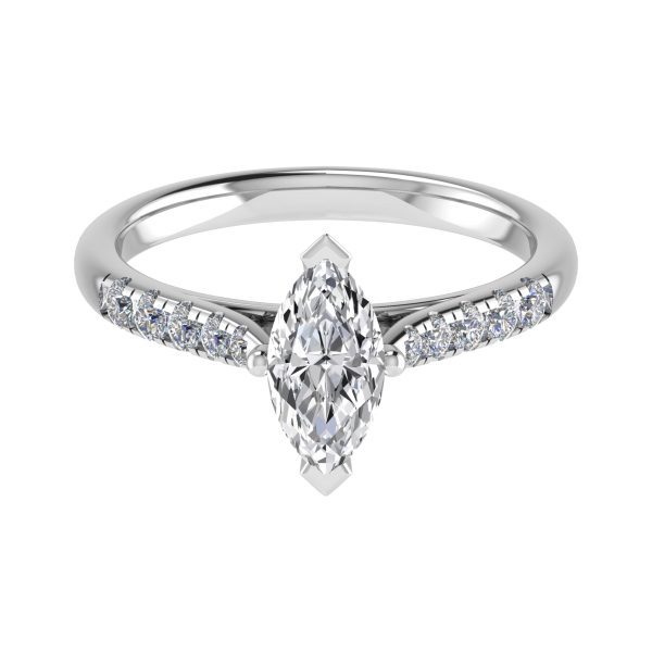 Paloma Natural Marquise Sidestone Ring