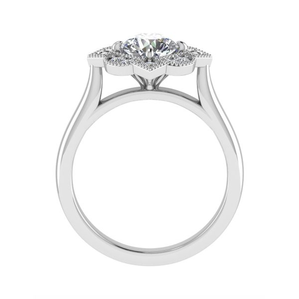 Robyn Natural Round Diamond Vintage Ring