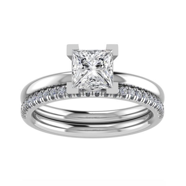 Skye Natural Princess Diamond Solitaire Ring