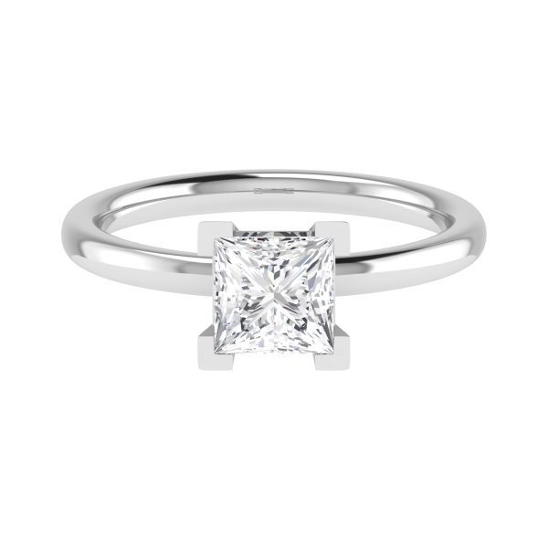 Skye Natural Princess Diamond Solitaire Ring