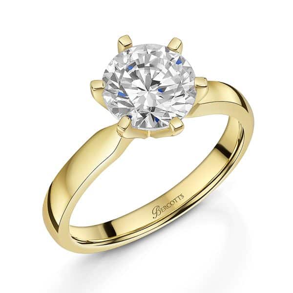 Giorgia Lab Grown Round Diamond Solitaire Ring