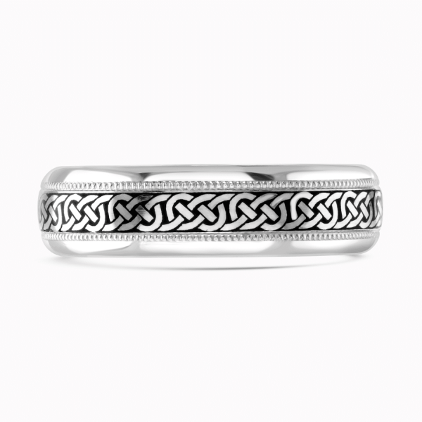 Apollo Gents Celtic Patterned Wedding Ring