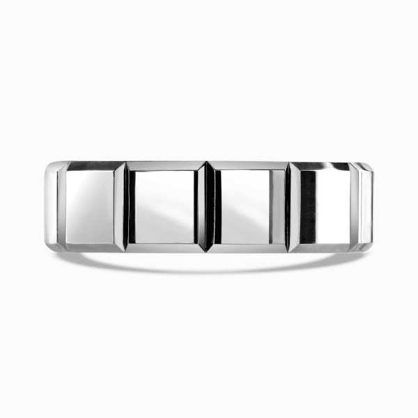 Enzo Gents Patterned Wedding Ring