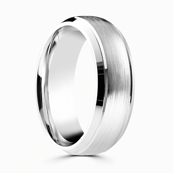 Hunter Gents Patterned Wedding Ring