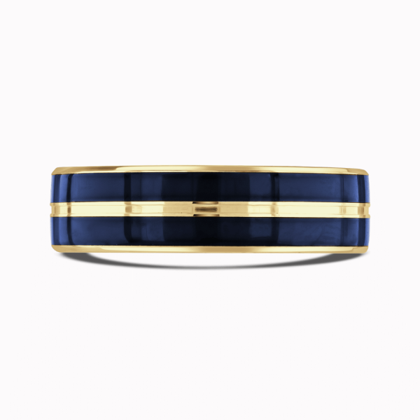 Tristan Gents Patterned Wedding Ring