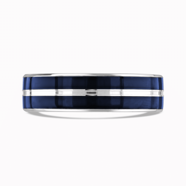 Tristan Gents Patterned Wedding Ring