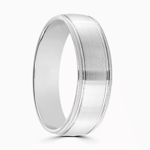 Xander Gents Patterned Wedding Ring