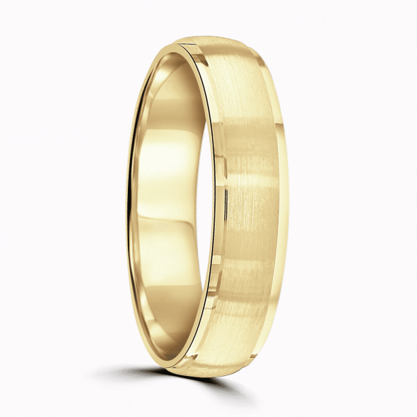 Zack Gents Patterned Wedding Ring