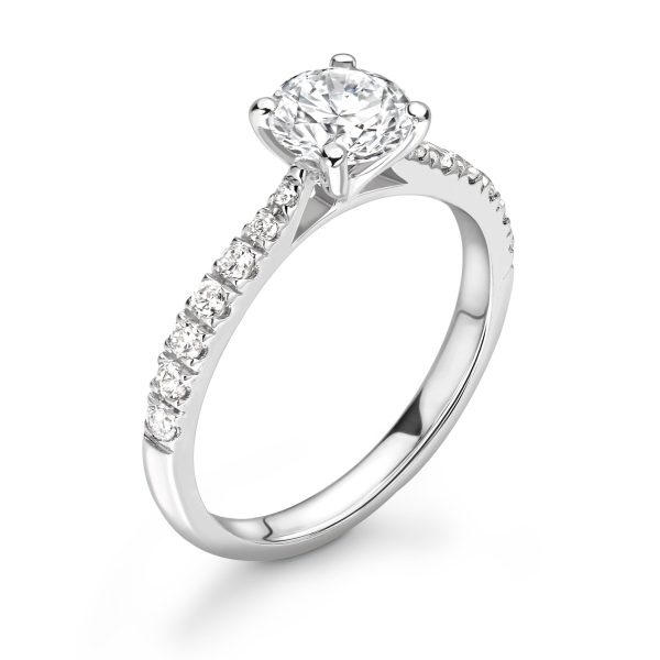 0.70ct E SI1 GIA Brilliant Cut Diamond Solitaire Engagement Ring