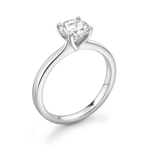 1.20ct G VS2 GIA Round Brilliant Cut Diamond Engagement Ring