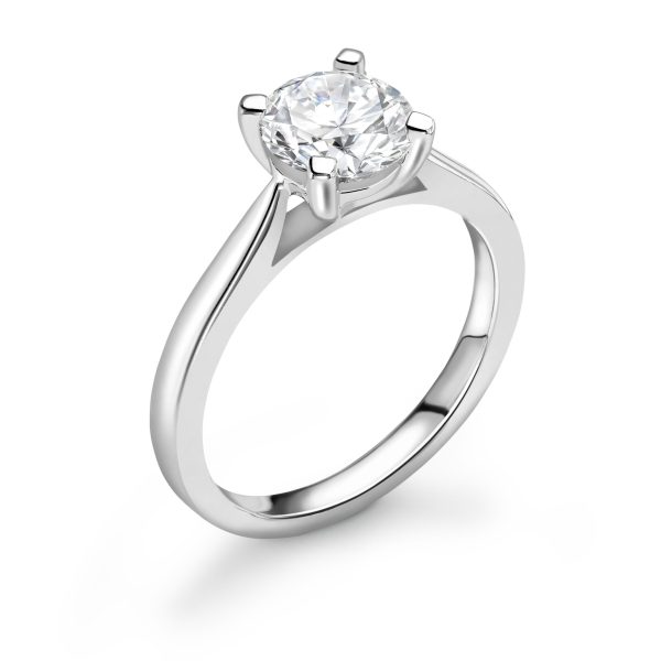 2.00ct I SI2 GIA Round Brilliant Cut Diamond Engagement Ring