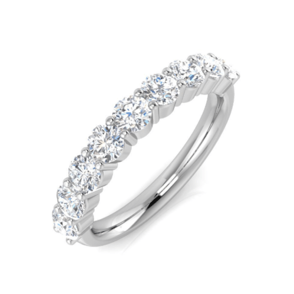 1.00ct Brilliant Cut Diamond Eternity Ring in Platinum - Natural Diamond