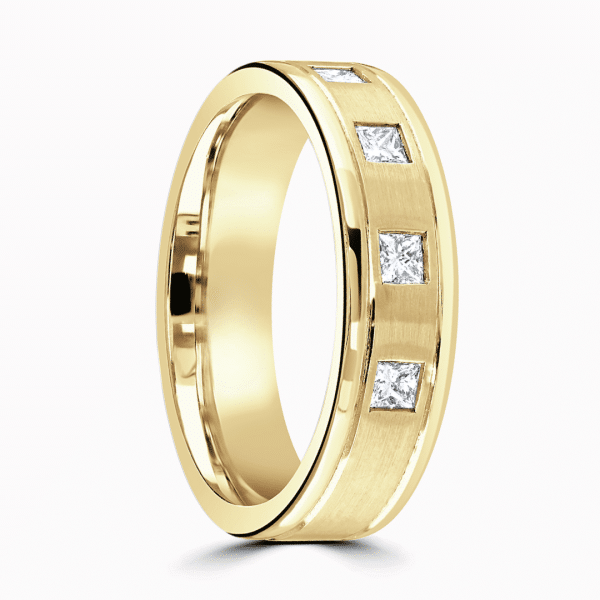 Carlos Gents Diamond Wedding Band