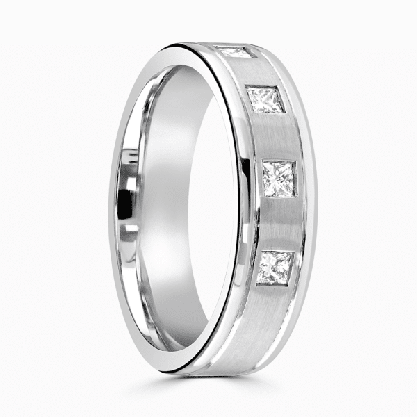 Carlos Gents Diamond Wedding Band