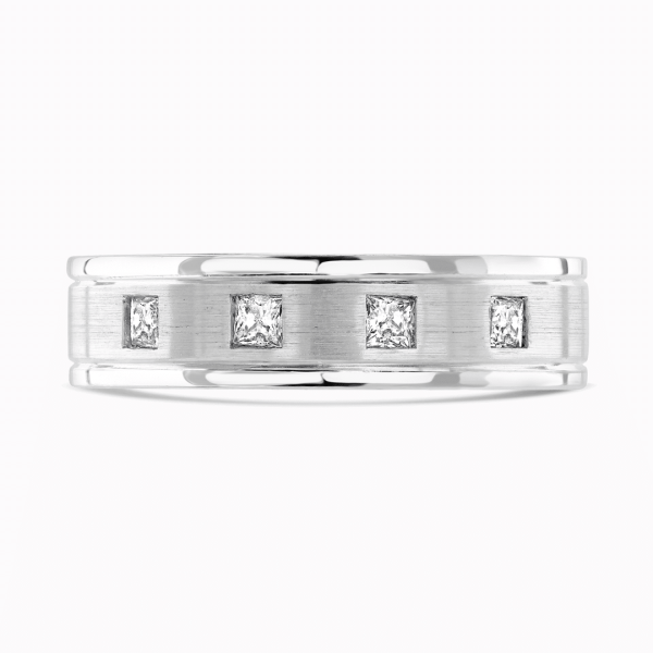 Carlos Gents Diamond Wedding Band