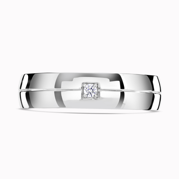 Franco Gents Diamond Wedding Band