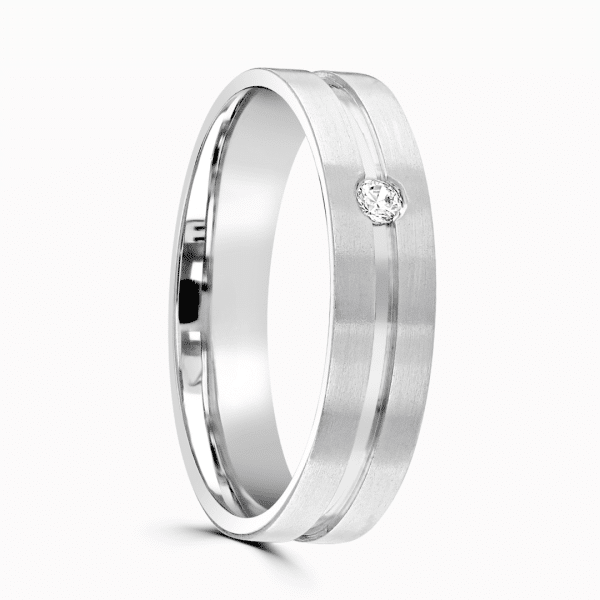 Oliver Gents Diamond Wedding Band