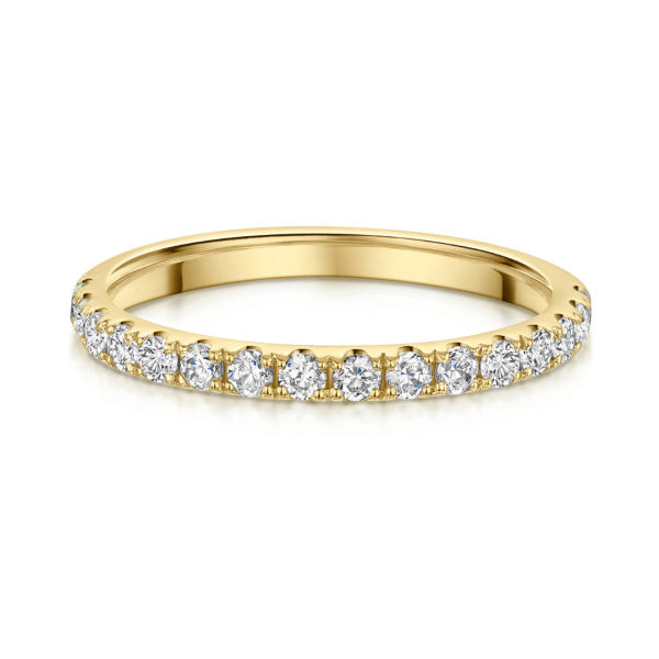 Madison Micro Claw Set Brilliant Cut Diamond Wedding Ring