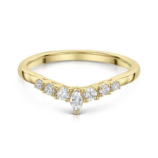 Charlene Tiara Diamond Wedding Ring