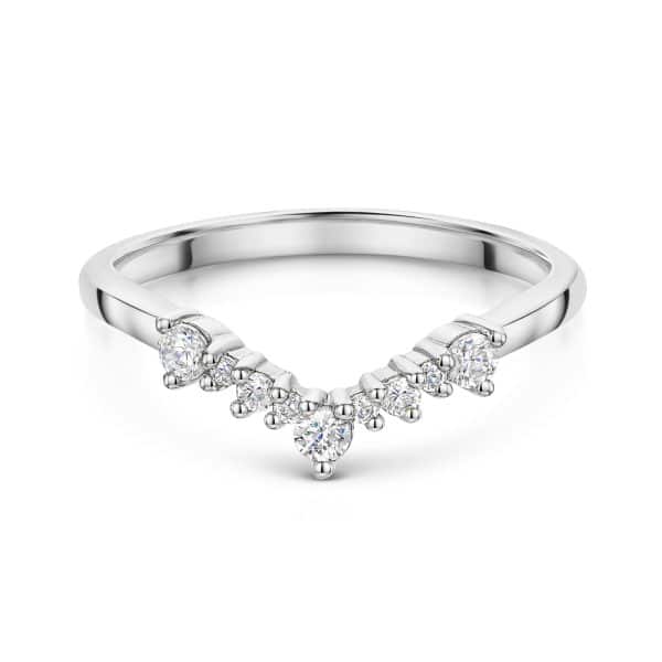Mary Tiara Diamond Wedding Ring