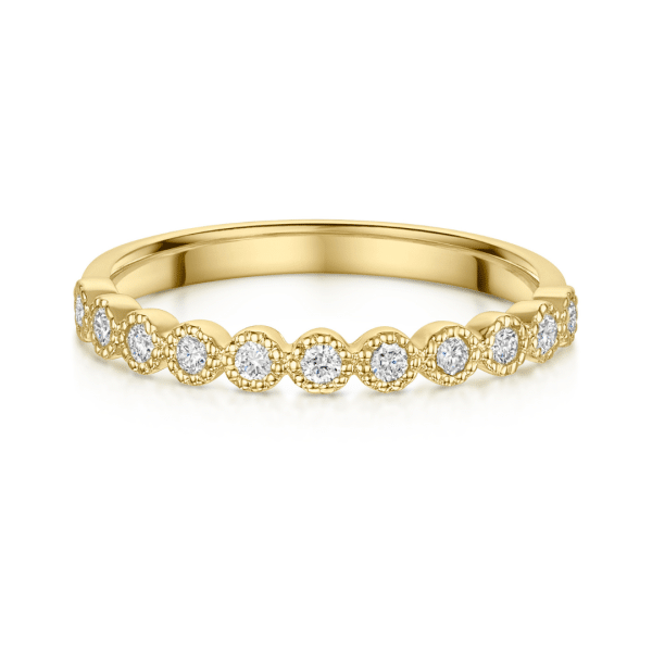 Katie Vintage Style Brilliant Cut Diamond Wedding Ring
