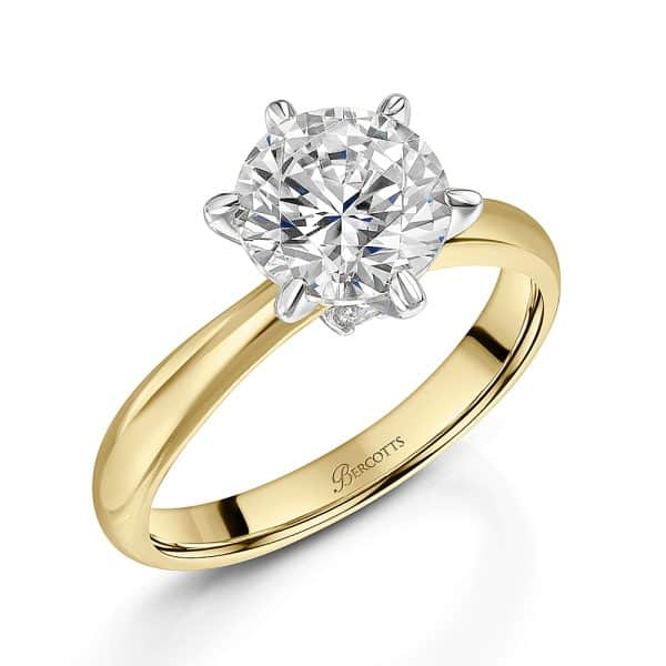 Gisele Lab Grown Round Brilliant Cut Diamond Ring